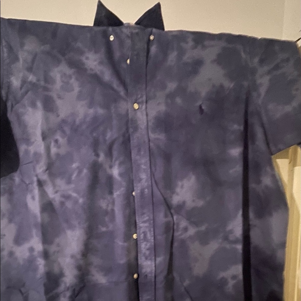 Blue 2XB Polo short sleeve button up. Only worn 3 times. Everything must go sale